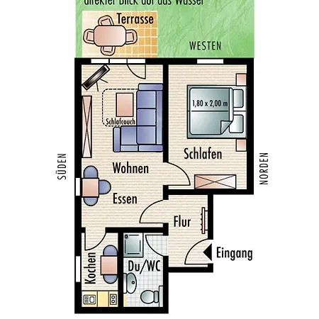 Wiek - Haus Meeresblick * Wiek auf Ruegen